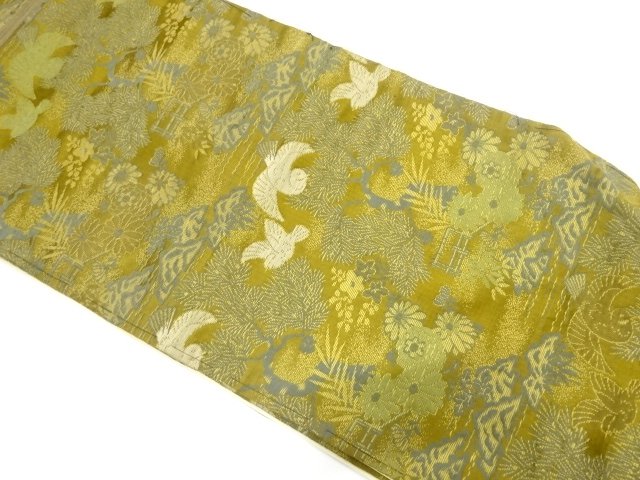 Japanese Kimono / Antique / Nagoya Obi Silk